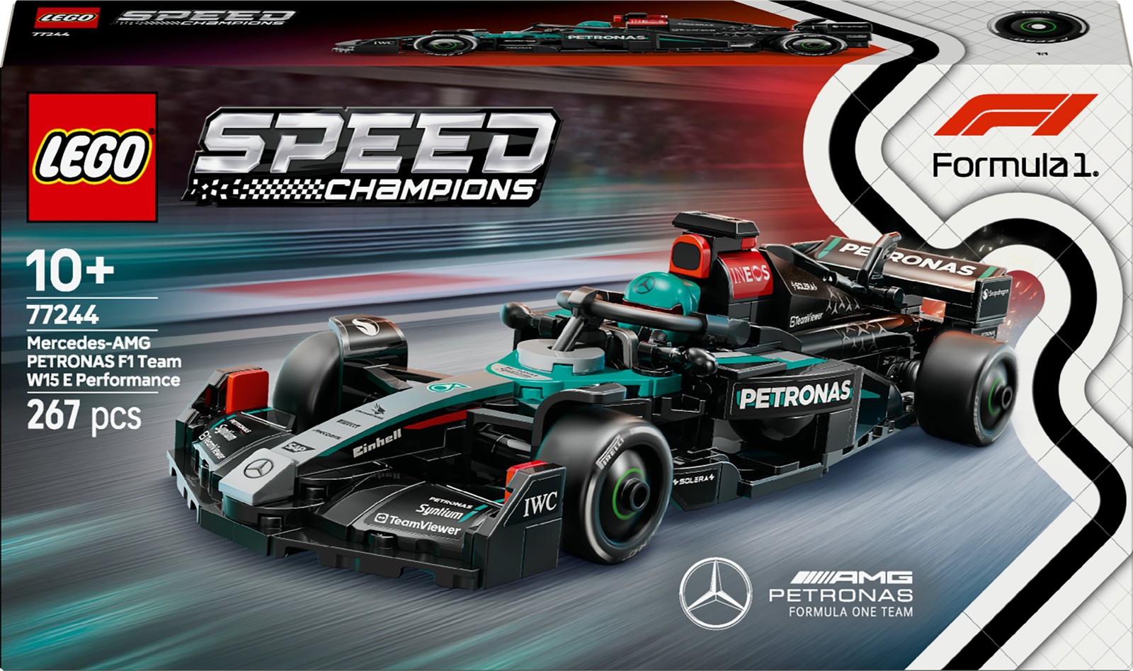 Modellino LEGO 77244 Mercedes-AMG F1 W15 - Replica 8-Wide 2024