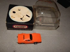 Vintage Tyco Pro Ford Pantera W/Lights HO Slot Car In Original Case Estate Find