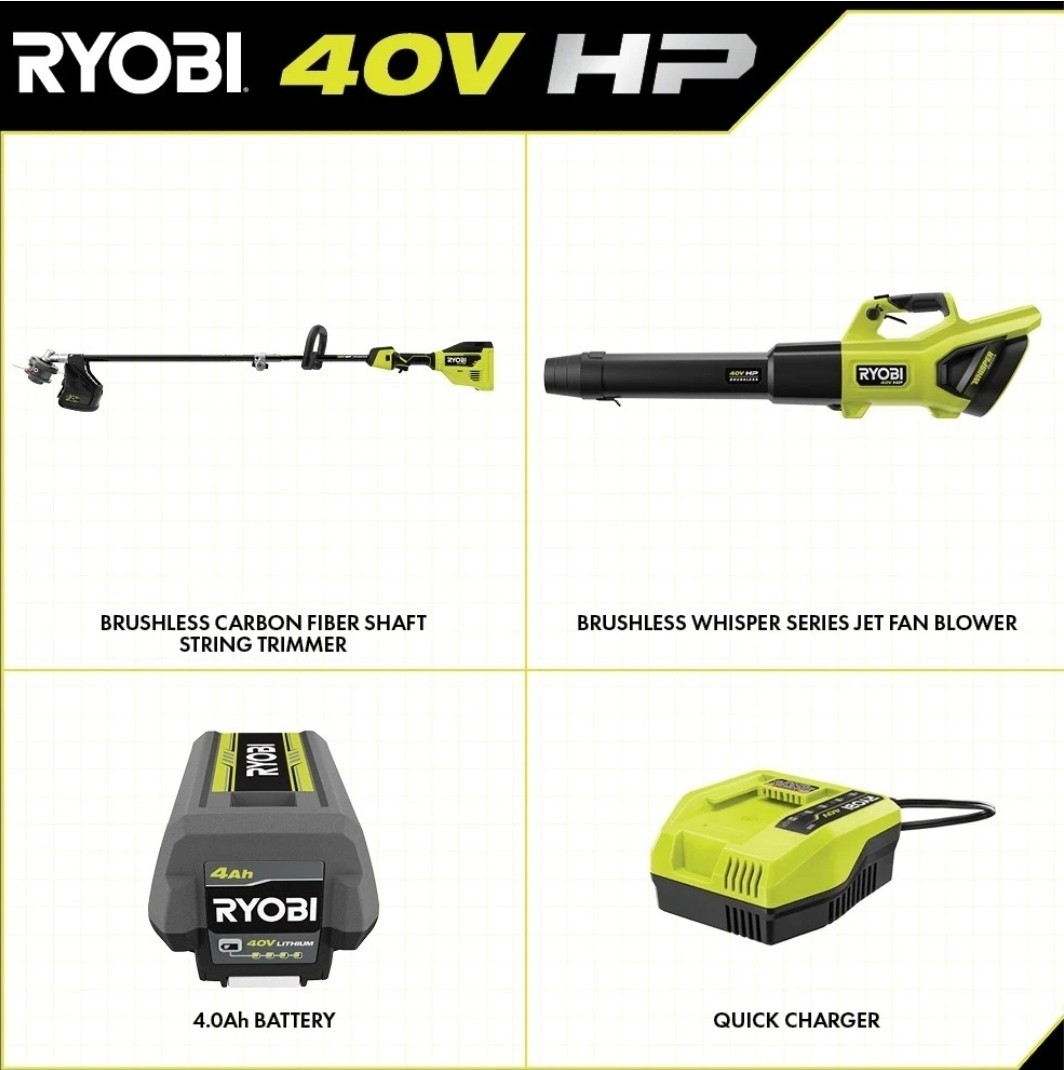 & 15&rdquo; String Trimmer W/battery & Charger