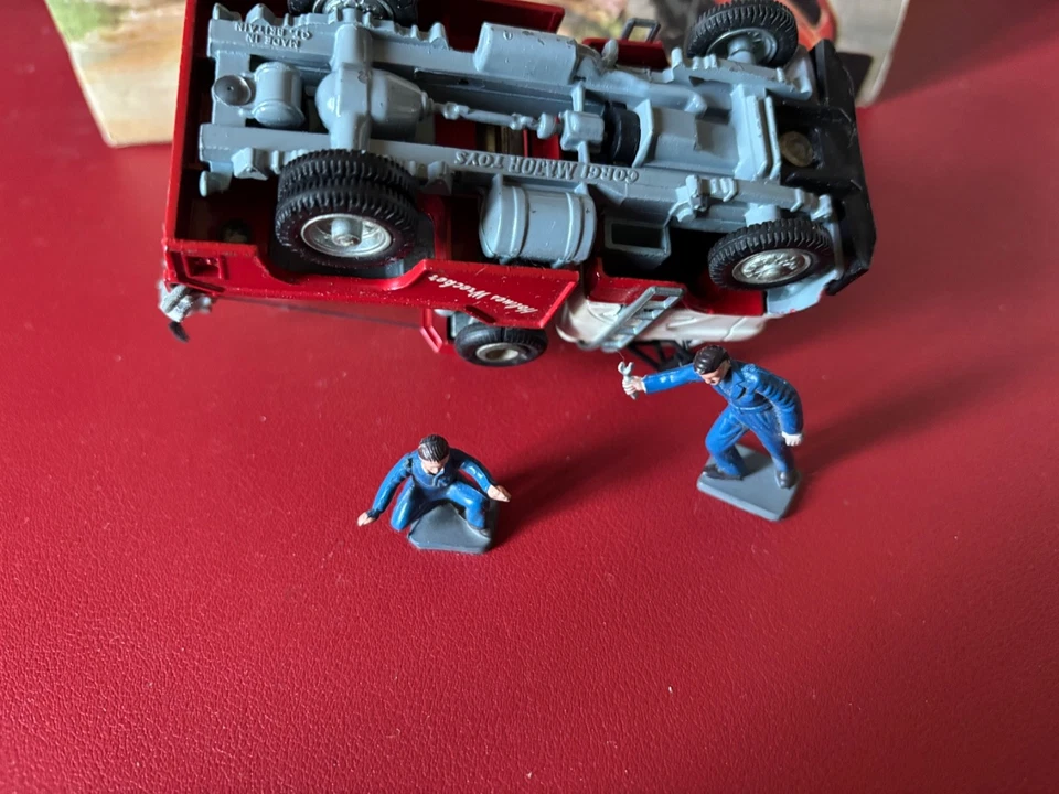 CORGI MAJOR TOYS HOLMES WRECKER 1142 +BOX ORIGINALE CARRO RECUPERO CAMION - Immagine 3 di 4