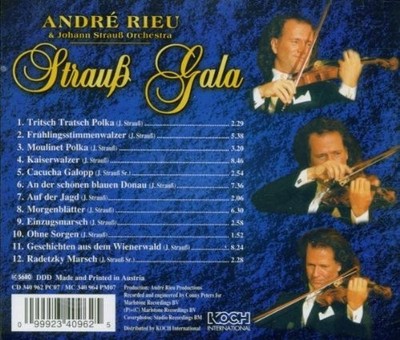 André Rieu & Johann Strauss Orchestra - Strauss Gala (CD)