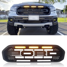 Raptor Style Grille Front Grille W Led Lights For Ranger Accessories 2019-2023
