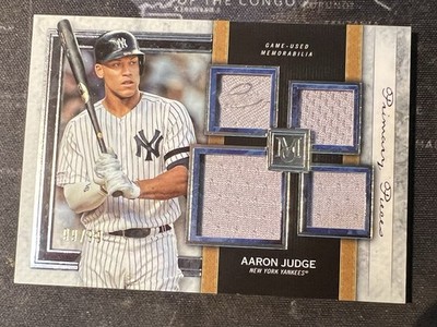 2020 Topps  Museum Collection Aaron Judge Patches 99/99
