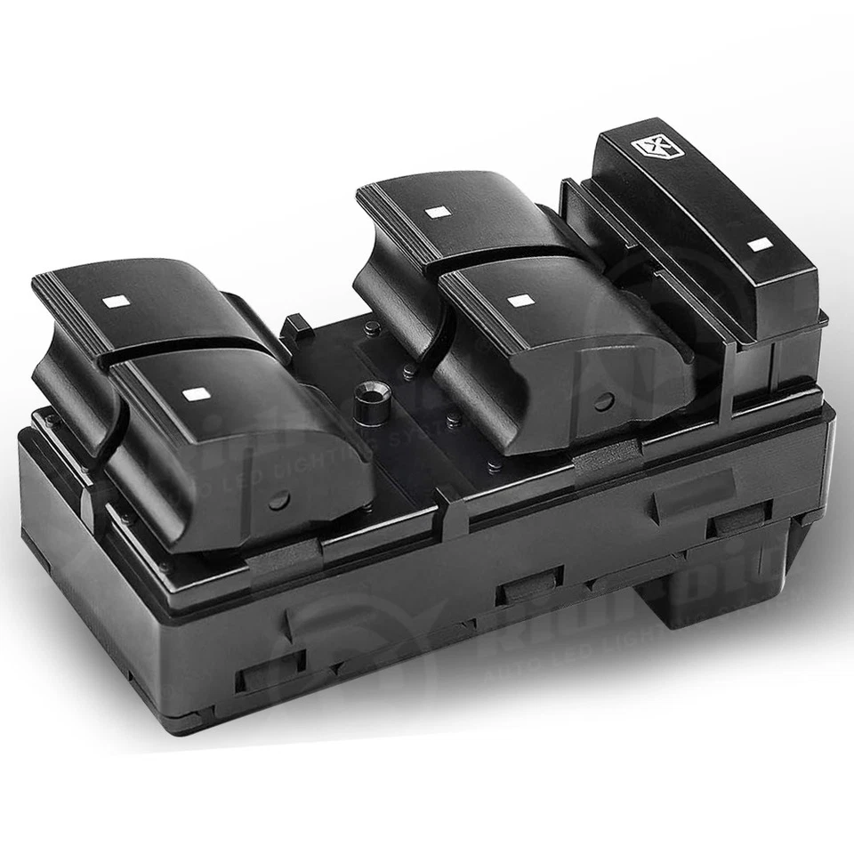 Interruptor de control maestro de controladores de ventana eléctrica delantera para GMC Acadia Acadia Limited Foto 3 de 4