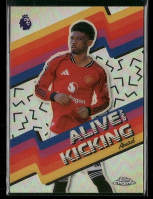 2026 Topps Chrome Premier League #AK-2 Amad Alive And Kicking Manchester United