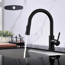 Kitchen Faucet with Pull Down Sprayer SUS304 Stainless Steel High Arc Pull Out