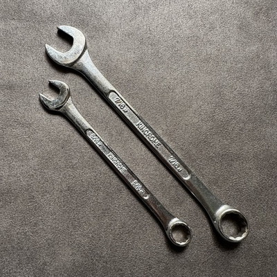 #ad #ad 2x VINTAGE KINCROME JAPAN 5 16 amp; 7 16 AF COMBINATION RING 12 POINT SPANNERS AU $32.00