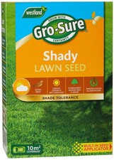 GroSure 20500185 Shady Lawn Seed, 10 m2, 300 g, Green