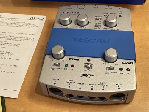TASCAM US-122 USB AUDIO/MIDI Interface - Mint w Box, Original Owner! - Picture 4 of 16