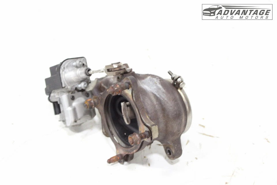 2016-2018 AUDI A6 C7 2.0L L4 ENGINE MOTOR TURBOCHARGER MANIFOLD & ACTUATOR OEM - Image 3 of 4