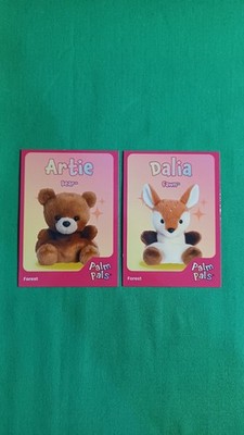 2025 Leaf Palm Pals Lot Of 2 Artie Bear & Dalia Fawn #PB-42 & #PB-43 