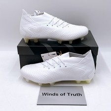 adidas Predator Accuracy.1 FG GW4570 White Unisex Soccer Cleats Men's US6.5-10