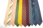 LOT OF 10 YVES SAINT LAURENT silk ties. F93963