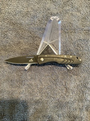 Gerber Lockback Knife STL 2.0 SS Small Frame Black On Black 3  Closed Real Nice