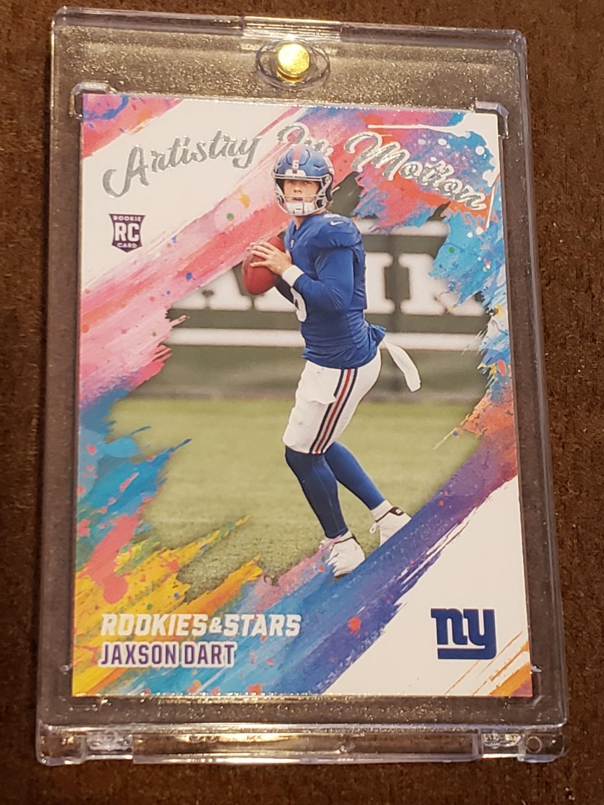 2025 Rookies & Stars - Jaxson Dart Artistry In Motion (RC) #16 Giants New!