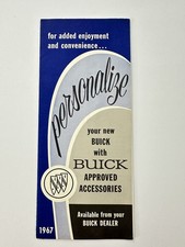 Personalize Your Buick 1967 Accessories Buick Dealer Fold-out Brochure