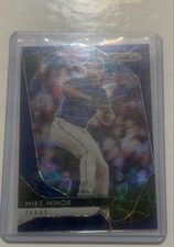 2020 Panini Prizm - Tier III Mike Minor #234 Navy Blue Kaleidoscope Prizm /35