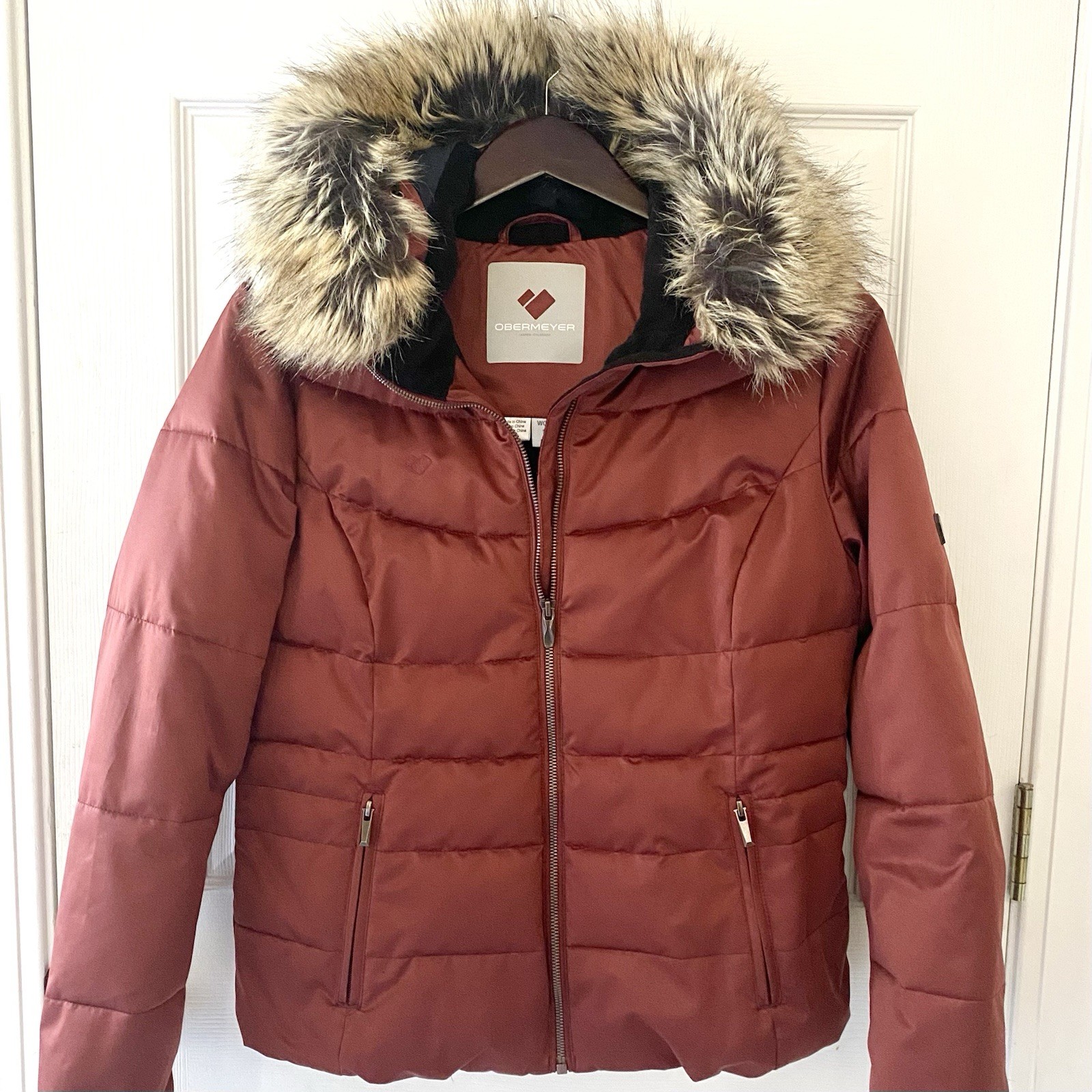 $349 Obermeyer Bombshell Ski Jacket Copper Wine F… - image 1