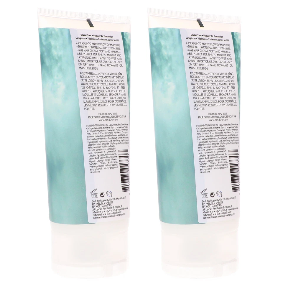 R+CO Waterfall Moisture + Shine Loción 5 oz Paquete de 2 Foto 3 de 4