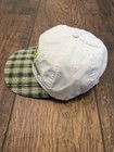 VTG Tweety Bird Hat Looney Tunes Plaid Bill White Green One Size Fits Most — photo 6