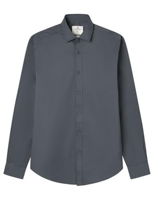 SPRINGFIELD Herren Camisa Twill Color Daily Elastano Hemd, Himmelblau, L