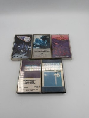 Moody Blues Cassette Tape Lot Of 5 Vintage Tapes