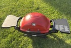 Weber Q1200 Liquid Propane Portable Grill Red 🌟USED ONCE EXCELLENT!