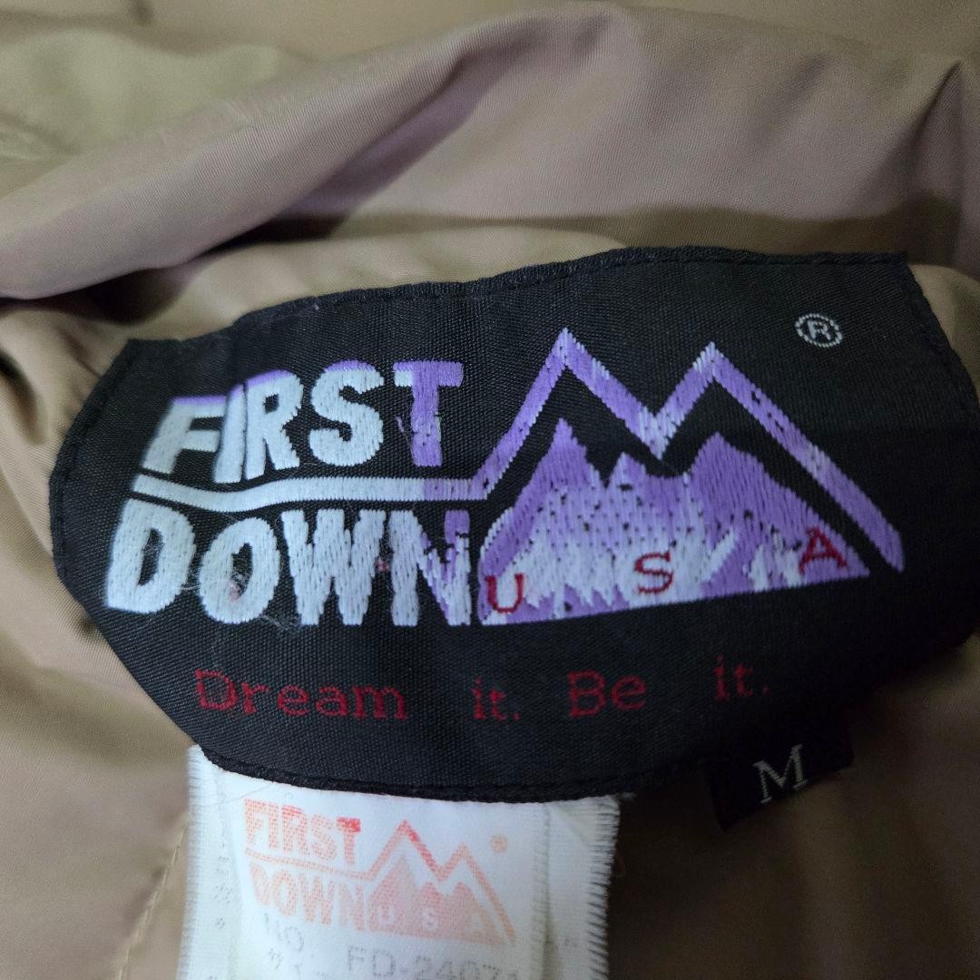 FIRST DOWN Reversible Panpan Down Jacket Size M B… - image 11