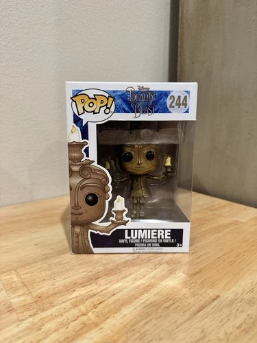 Funko Pop! Disney Beauty and the Beast Lumiere #244 Vinyl Figure w/Candlestick