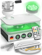 Portable Hookah Set With Everything And Case   Premium WHITE Small Hookah Set