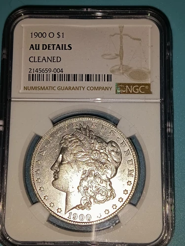 1900-O Morgan Silver Dollar NGC AU Details