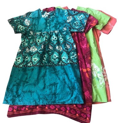 Lot 4 Anthony Richard Mumu Kaftans House Dress Tropical Hibiscus Floral Size 2X