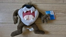Vintage Looney Tunes Tasmanian Devil Taz 10" Plush Soft Toy 2000 Play By Play