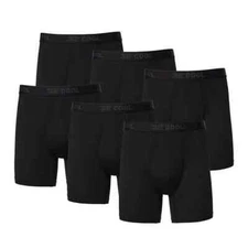 32 Degrees Men's Comfort Mesh Boxer Brief, 6-pack Nylon Mesh Quick Dry Comfort