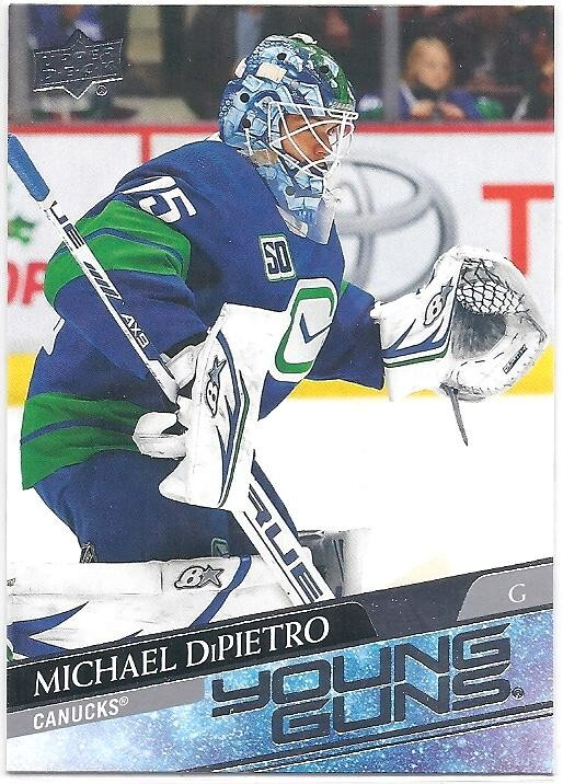 MICHAEL DIPIETRO 2020-21 Upper Deck YOUNG GUNS Rookie Card RC #206