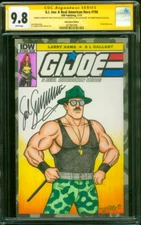 G.I. Joe 196 CGC 2XSS 9.8 Sgt Slaughter Original art sketch Remus remark 11/13