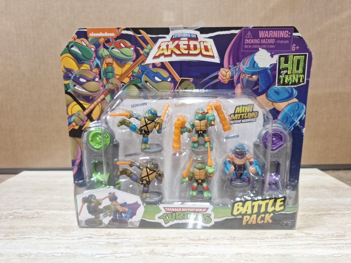 AKEDO Teenage Mutant Ninja Turtles 40 YEARS OF TMNT Battle Pack