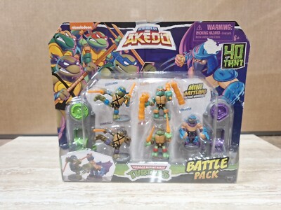 アケド ミュータントタートルズ バトルパック TMNT 40周年記念 未開封 AKEDO Teenage Mutant Ninja Turtles 40 YEARS OF TMNT Battle