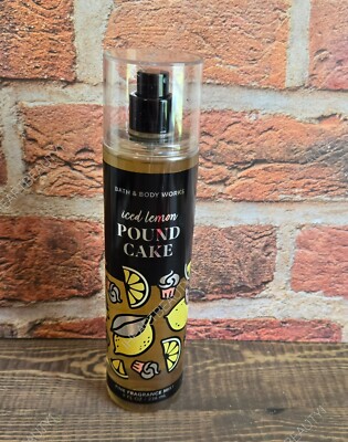 bath and body works iced lemon pound cake fine fragrance mist 8 fl oz