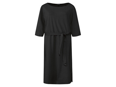 esmara  Damen Kleid, mit modischen 3/4-Ärmeln (schwarz, L(44/46)) - B-Ware