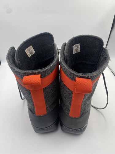 Stivali da montagna Adidas grigi e neri in feltro Climaheat isolati - Uomo taglia 11,5 - Foto 5 di 9