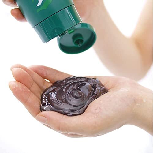 PYURU Rishiri Hair Coloring Treatment Black 200g/7oz Contains Kelp Extract - Picture 2 of 4
