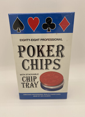 あん 【chipchipshop】2枚セット Vintage 88 Professional Poker Chips Stackable Chip Tray JAX Ltd