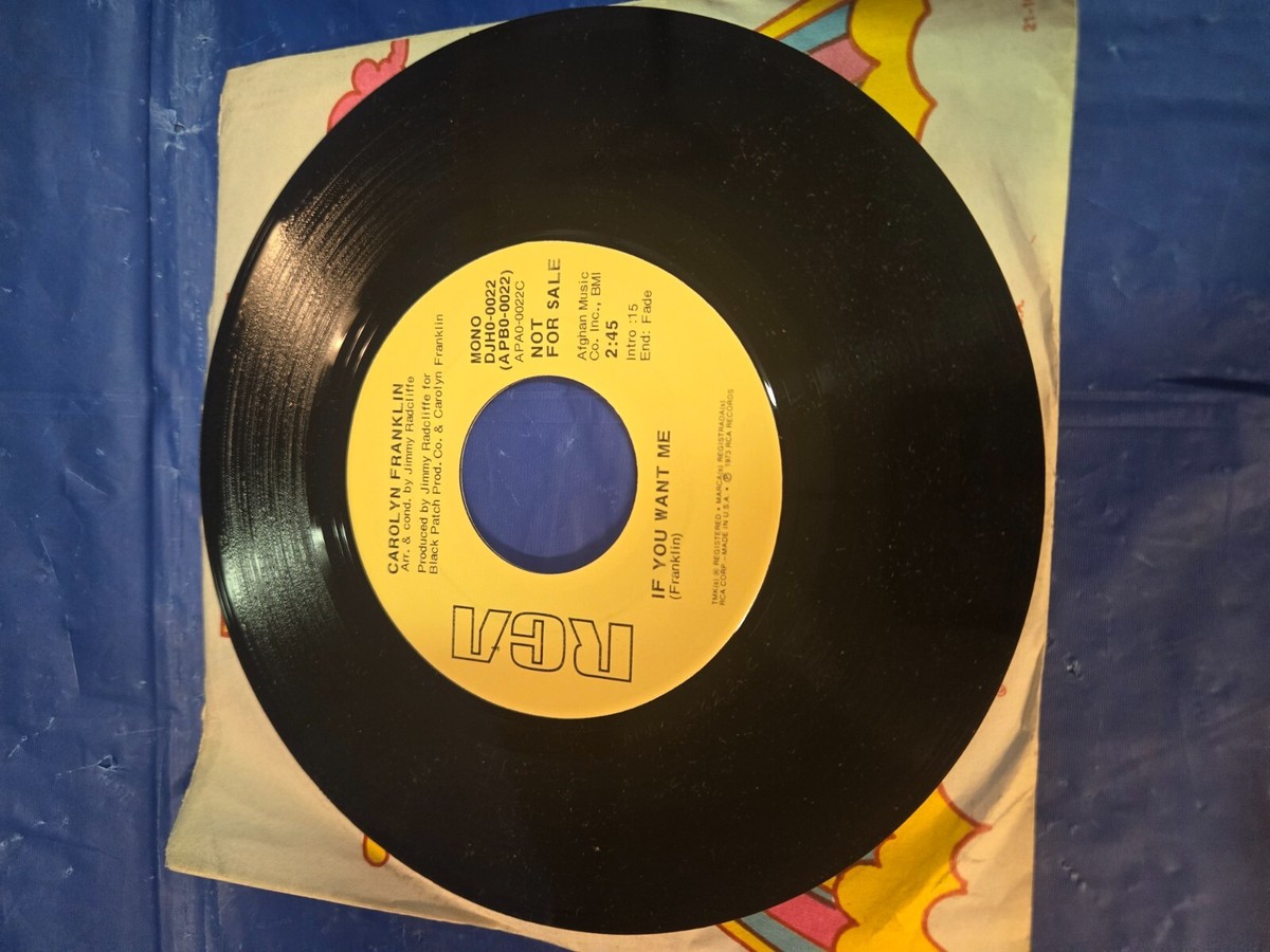 Carolyn Franklin – If You Want Me LPレコード FRANKLIN,CAROLYN - If You Want Me - Amazon.com Music