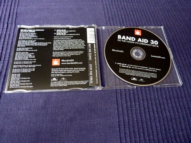 CD Band Aid 30 Do They Know It's Christmas 2014 Toten Hosen Ed Sheeran DeutschUK - Bild 2 von 3