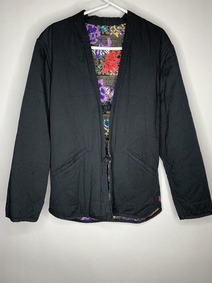 Supreme Paradise Reversible Jacket Black SS15 Purple Fleece Supreme Paradise Reversible Jacket Black SS15 Purple Fleece
