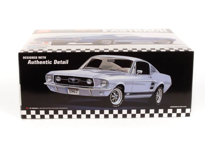 1/25 Scale Model Kit 1967 Ford Mustang GT Fastback by AMT