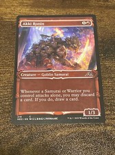 Akki Ronin (319) Showcase Kamigawa: Neon Dynasty MTG Magic The Gathering D4627*