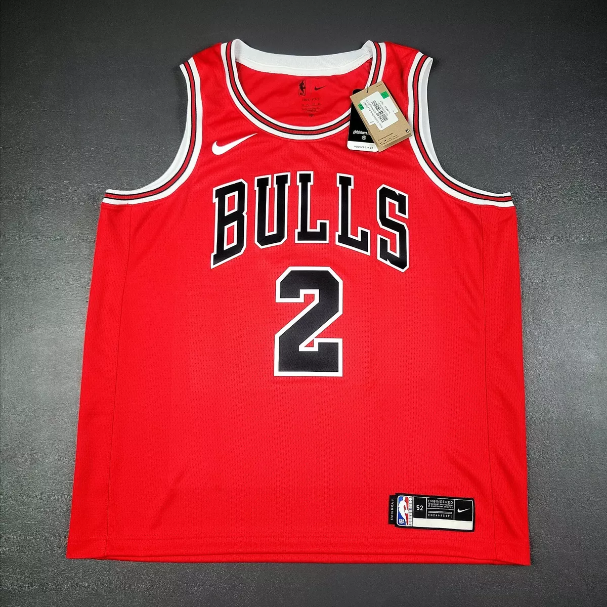 Nike Lonzo Ball Chicago Bulls Red Jersey (Sz XL) 100% Authentic