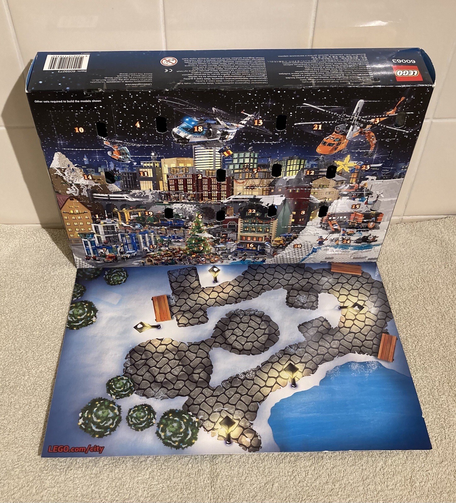 Lego City Advent Calendar 2014 60063 Complete eBay